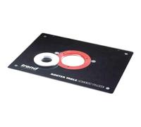 Trend Plaque d'insertion rigide pour table de fraisage, 306 x 229 x 9,5 mm