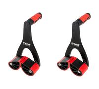 Trend Poignées de levage pour panneaux, jeu de 2, matériaux jusqu’à 65 mm, mâchoires caoutchouc antidérapantes, 75 kg chacune, P/CARRIER/2