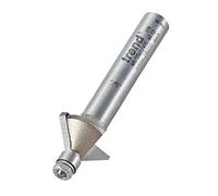 Trend Professional Miniature Chamfer 45 Degree Router Cutter Bit, 1/4 Inch Shank, 14.3mm Cut Diameter & 6.35mm Cut Length, Tungsten Carbide Tipped, MB/05X1/4TC
