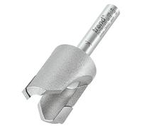 Trend Professionnel Fraise à Bouchon, Queue de 1/4 Pouce, Diamètre de Coupe 12mm & Longueur de Coupe 16mm, Carbure de Tungstène, 24/10X1/4TC