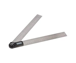 Trend Règle d'angle numérique, 300 mm, avec deux règles en acier inoxydable de 300 mm qui peuvent être utilisées pour calculer les angles rapidement et avec précision, DAR/300