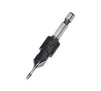 Trend Snappy Fraise à chanfreiner TCT 9,5 mm avec foret pilote réglable 3,25 mm, pointe en carbure de tungstène, idéal pour contreplaqué, MDF et aggloméré, SNAP/CS/10TC