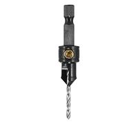 Trend Snappy Fraise à noyer réglable 9,5 mm avec foret HSS 2,5 mm pour travail du bois de précision, compatible avec système à dégagement rapide, SNAP/CS/6