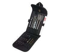 Trend Snappy Jeu de 22 Pièces d'Accessoires pour Cuisine et Porte en TCT avec Porte-Outils, Système de Perçage à Libération Rapide, SNAP/TH6/SET