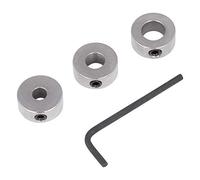 Trend Snappy Lot de 3 colliers de profondeur de perçage, 6mm, 8mm, 10mm, réglage de profondeur de perçage ajustable et répétable, système de libération rapide, SNAP/COL/PK1