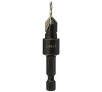 Trend Snappy TC Fraise à chanfreiner 9,5 mm HSS 2 mm, libération rapide | Réalise des avant-trous propres dans le bois tendre et dur, avec foret HSS 2 mm, système à libération rapide SNAP/CS/4TC