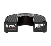 Trend Support de routeur en forme de U pour sécurité et rangement sur établi, noir, 155 x 175mm, R/POD/A
