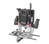 Trend Défonceuse d'atelier à vitesse variable T14EK, 2300W, 12 mm, 230V EU, profondeur de plongée 80 mm, parfait pour une utilisation à la main et sur table, T14EK/EURO