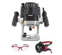 Trend T8 Ensemble défonceuse à plongée 12 mm, sécurité 230 V