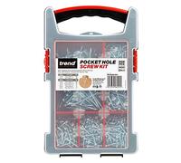 Trend Vis pour trou de poche, lot de 850 vis contenant une sélection de différentes longueurs de vis dans une mallette de transport en plastique robuste, PH/SCW/PK1