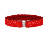TrendandStylez Ceinture élastique à paillettes pour femme - Ceinture élastique à paillettes pour robe et costume - Ceinture scintillante pour carnaval, fête des années 80 et Nouvel An - 4 couleurs