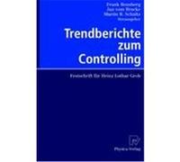 Trendberichte Zum Controlling Frank Bensberg, Heinz Lothar Grob, Jan vom Brocke, Martin B. Schultz (Auteur)