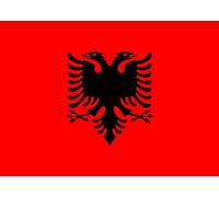 TrendClub100® Drapeau « Albanie Albanie AL » - 150 x 90 cm/90 x 150 cm