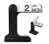 Trendecor Calendrier de bureau perpétuel quotidien avec mois, date, tableaux journaliers pour bureau quotidien, décoration de la maison, accessoires de bureau