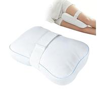 Trendecor Coussin orthopédique pour les personnes dormant sur le côté, avec sangle réglable, soutien ergonomique du sommeil, soulage le dos, les hanches et la colonne vertébrale