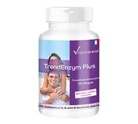 TrendEnzym Plus - Complexe d’enzymes avec Bromélaïne, Trypsine, Chymotrypsine et Rutoside - Boite de 300 gélules DRCaps® à libération retardée - ! POUR 3 MOIS ! | Vitamintrend®