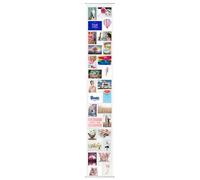 trendfinding Rideau photo, 190 x 27 cm, transparent, avec 28 poches photo, cadre pour photos de 15 x 10 cm
