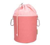 trendfinding Sac à pinces à linge en toile avec 2 mousquetons pour 200 pinces à linge, extra large et stable, vieux rose, marron châtaignier