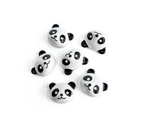 Trendform-Bloc Animal Panda Style Aimants de Bureau de Couleurs Assorties-Lot de 6