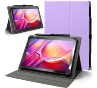 TrendGate Étui universel pour tablette Android de 25,7 cm, léger, pliable, support avec passant pour stylo - Violet