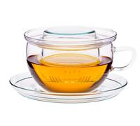 Trendglas JENA Tasse À Thé Tea Time II IN iltre en Verre (0, 3 L)