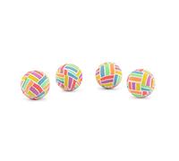 TRENDHAUS 602374 Flummi Happy Jumper Lot de 4 balles de Saut 43 mm
