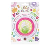TRENDHAUS Good Feelings 964519 - Spirographes & Mandala Set de 6 pièces avec pochoirs, avec boîte de Rangement