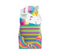 TRENDHAUS Rainbow Power 968036 Étorsion en Caoutchouc, 5 m de Long, aux Couleurs de l'arc-en-Ciel, avec Instructions (français Non Garanti), Jeu d'intérieur et d'extérieur pour Enfants
