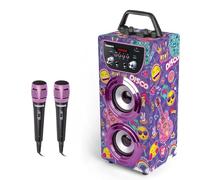 Trendix - Karaoke Enfant Top Singer | Enceinte Karaoke | Karaoké Enfant 2 Microphones | Enceinte Bluetooth Portable | Enceinte Karaoké avec Micro | Cadeau Fille 10 Ans