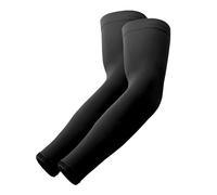 TRENDMALLS Manchons de bras de compression anti-UV pour homme, femme, enfant, Noir , taille unique
