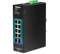 trendnet 10-port industrial gigabit l2 mngd poe+din-rail switch 24-57v noirRouteur, Wifi, Réseau 10-PORT INDUSTRIAL GIGABIT L2
