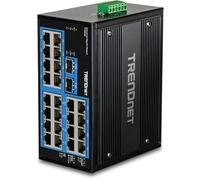 TRENDnet Commutateur industriel TI-G262 26 ports Gigabit (24x Ethernet + 2x SFP) Rail DIN
