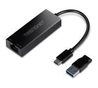 TRENDnet Adaptateur USB-C 2,5 G vers Ethernet RJ-45, noir, TUC-ET2G (renouvelé)