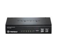 TRENDNET Boîtier de commutation KVM - 8 Ordinateur(s) - 8 x Réseau (RJ-45)