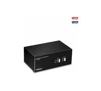 TRENDNET Boîtier de commutation KVM TRENDnet TK-240DP - Conforme aux normes TAA - 2 Ordinateur(s) - 1 Utilisateur(s) local - 3840 x 2160