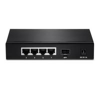 TRENDNET Commutateur Ethernet TEG-S51SFP 4 Ports - 2 Couches supportées - Modulaire - Fibre Optique - Paire torsadée