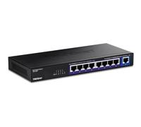 TRENDnet TEG S591 - Version v1.0R - commutateur - non géré - 8 x 100/1000/2.5G + 1 x 10 Gigabit Ethernet - fixation murale - Conformité TAA