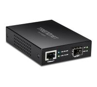 TRENDnet Convertisseur de média Fibre 10GBASE-T vers SFP+, TFC-10GSFP, 1 Port RJ-45 10G, 1 Fente SFP+ 10 Gbit/s, SFP+ vers RJ-45 10 G, Adaptateur d'alimentation Inclus
