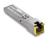 TRENDnet Émetteur-récepteur SFP+ 10G vers RJ-45, module SFP+ jusqu'à 100 m, TEG-10GBRJ100, enfichable à chaud, conforme aux normes NDAA et TAA, accord multi-source (MSA), protection à vie
