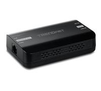 TRENDnet Injecteur PoE+ 10G, TPE-315GI, Convertit un port non PoE en port PoE+, PoE (15,4 W) ou PoE+ (30 W), compatible avec 10GBASE-T, jusqu'à 100 m (333 pieds), noir