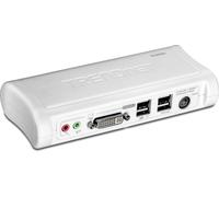 TRENDnet - Kit de Switch KVM USB DVI à 2 Ports avec Audio, TK-204UK 2 ports avec