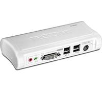 TRENDnet - Kit de Switch KVM USB DVI à 2 Ports avec Audio, TK-204UK