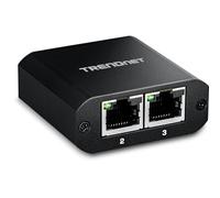 TRENDnet Répartiteur Gigabit à 2 Ports avec Alimentation USB de Type C, TEG-102S, divise Une Connexion réseau en Deux, câble d'alimentation USB de Type C Inclus, Conforme aux Normes NDAA et TAA