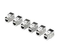 trendnet rj keystone jack cat6a 45 tete 6 unites