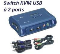 Trendnet switch KVM 2 ports VGA/USB TK209K