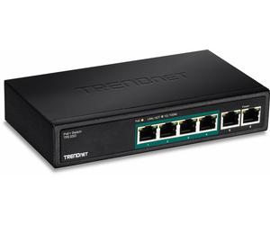 TrendNet Switch Poe+ Fast Ethernet avec 6 ports TPE-S50 v2.0R
