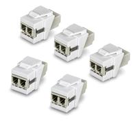 TRENDnet, TC-K05LC, Connecteurs de coupleur Keystone à fibre optique duplex LC, Lot de 5, compatibles fibre monomode et multimode, utilisation suggérée avec TC-KP24SA ou TC-KP12V (vendus séparément)