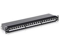 TRENDnet, TC-P24C6AS, Panneau de brassage 24 ports Cat6A blindé 1U, noir