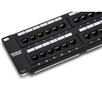 TRENDnet TC-P48C5E 48-Port Jusqu'À Cat5E Rj45 2U Plat Panneau Patch non Blindé