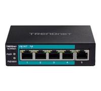 TRENDnet, TE-FP051, Switch PoE+ Fast Ethernet Non administrable Longue portée à 6 Ports